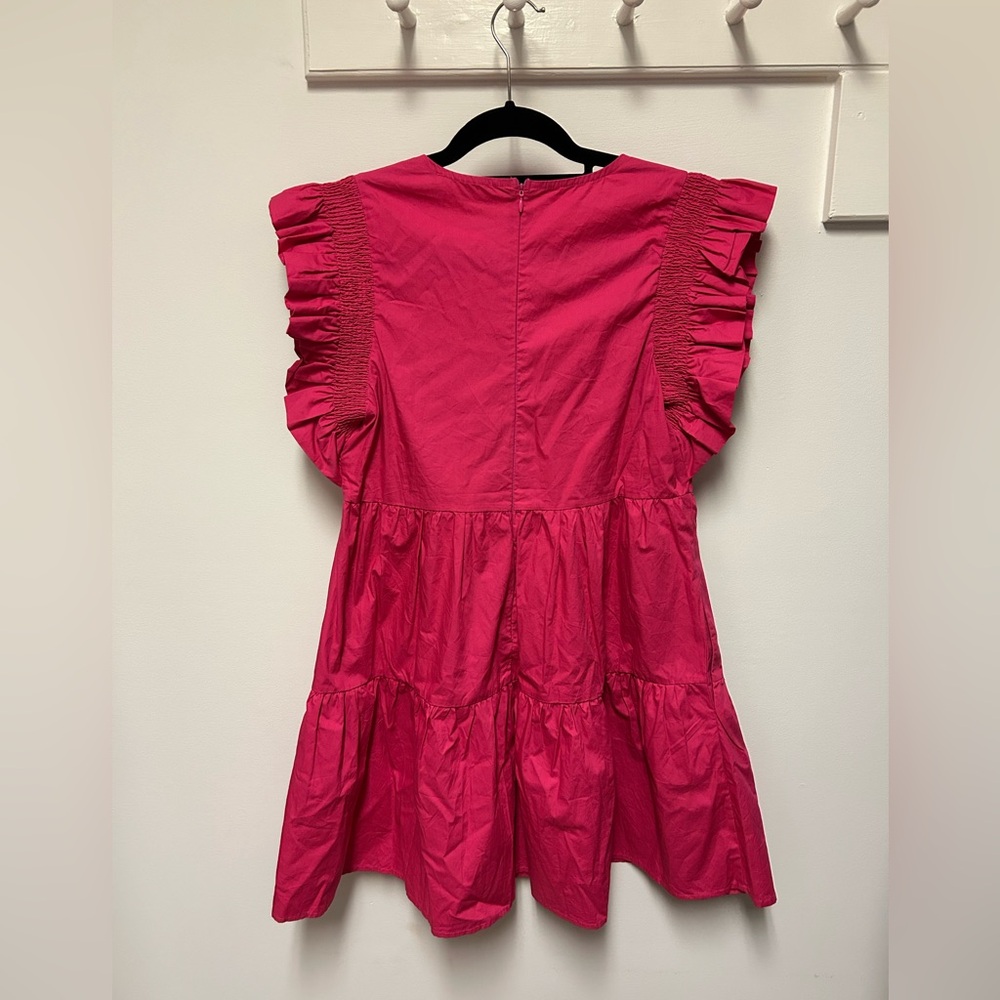 Avara Anne dress in fuchsia - Picture 7 of 9